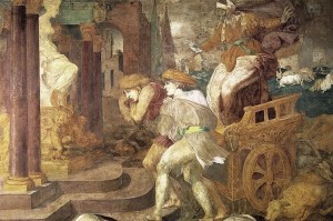 Rosso Fiorentino e la sua equipe nella Galleria di Francesco I: Cleobi e Bitone.